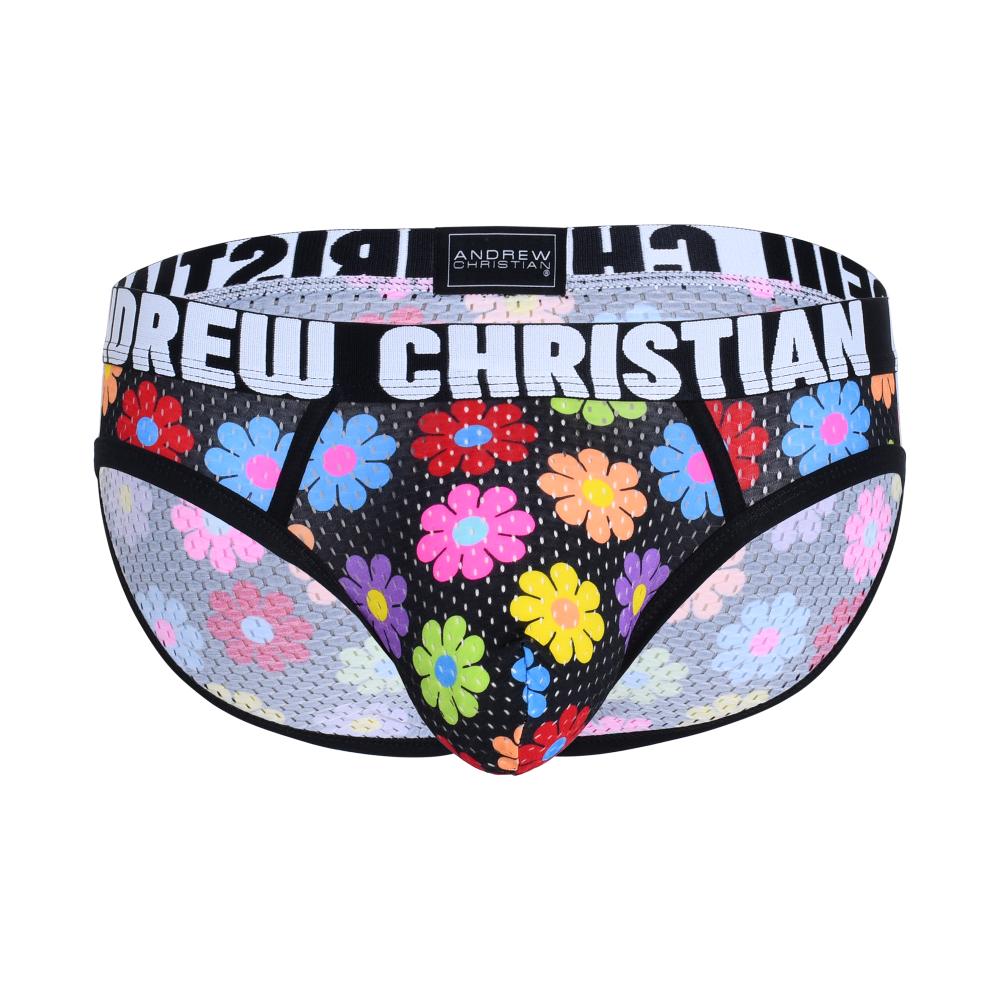 
                  
                    Flower Power Mesh Brief w/ ALMOST NAKED®
                  
                