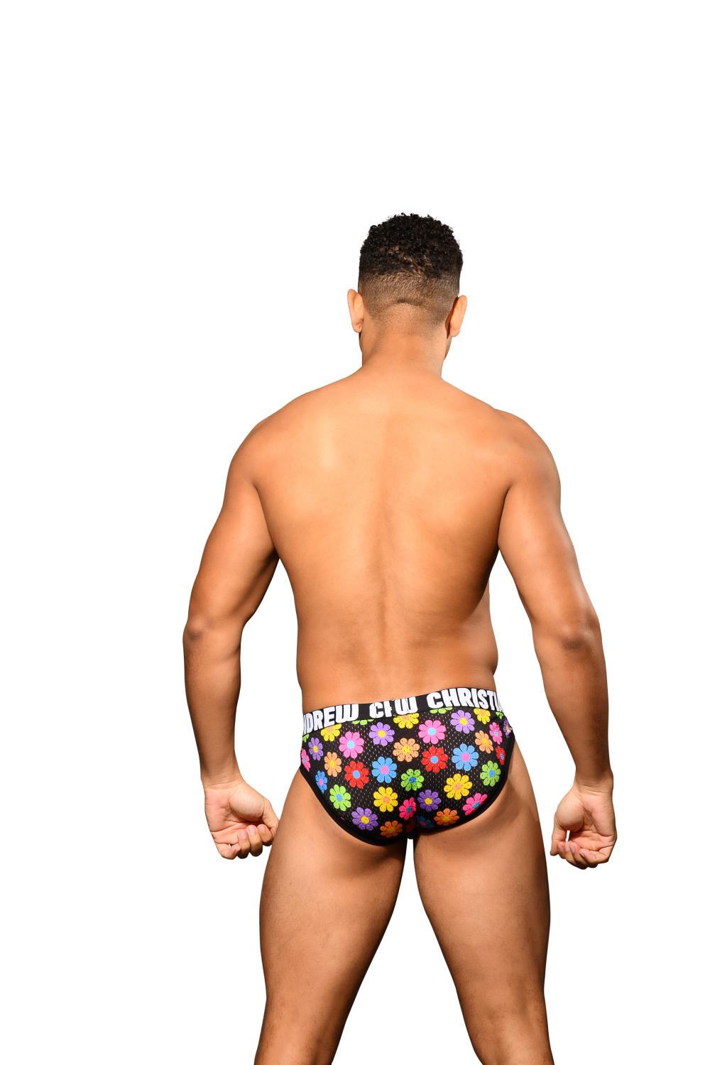 
                  
                    Flower Power Mesh Brief w/ ALMOST NAKED®
                  
                