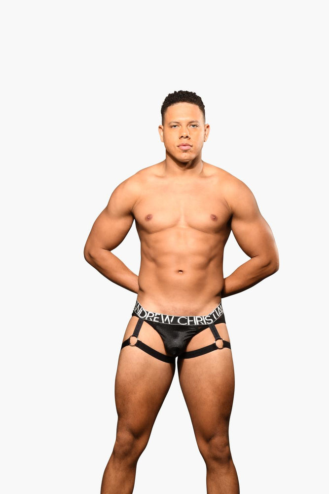 
                  
                    UNLEASHED Garter Mesh Brief w/ ALMOST NAKED®
                  
                